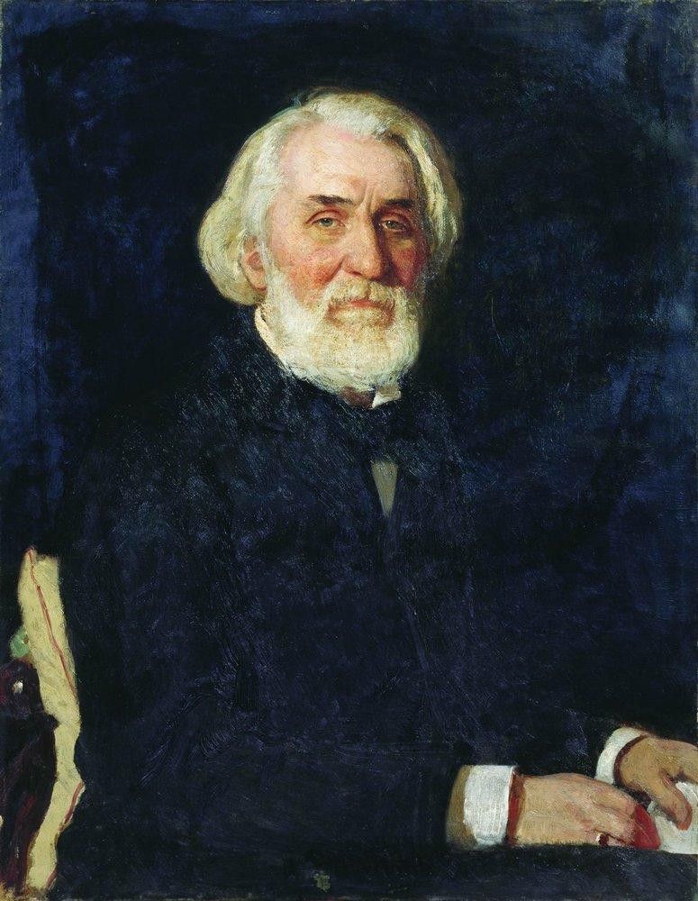 Репин Илья Ефимович - Портрет И.С.Тургенева. 1879
